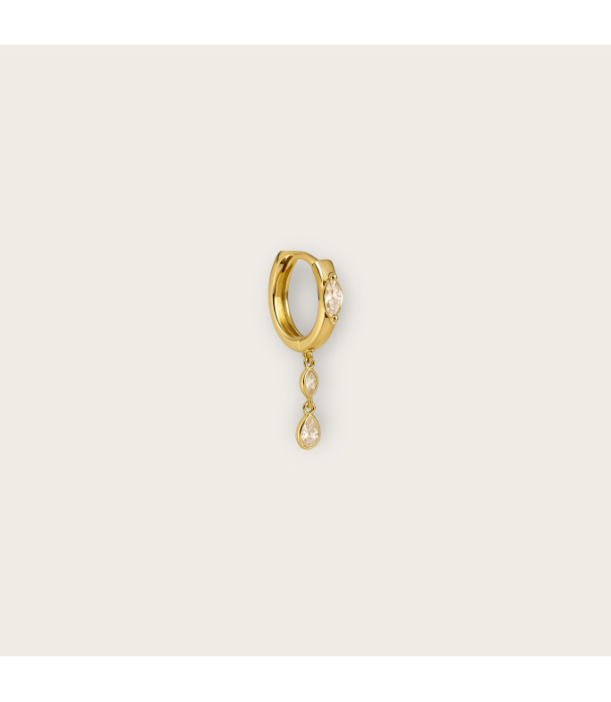 Mono boucle doree
