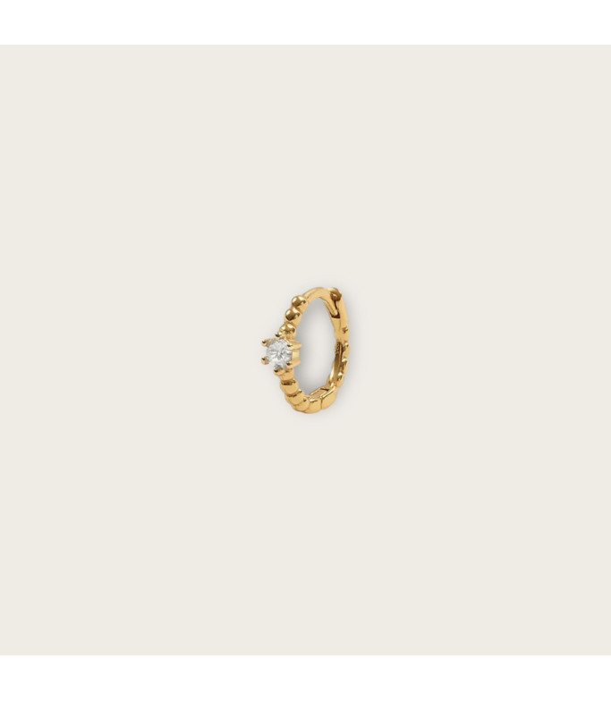 Mono Boucle d’Oreille en Acier Inoxydable – L’Accessoire Minimaliste pour un Style Élégant