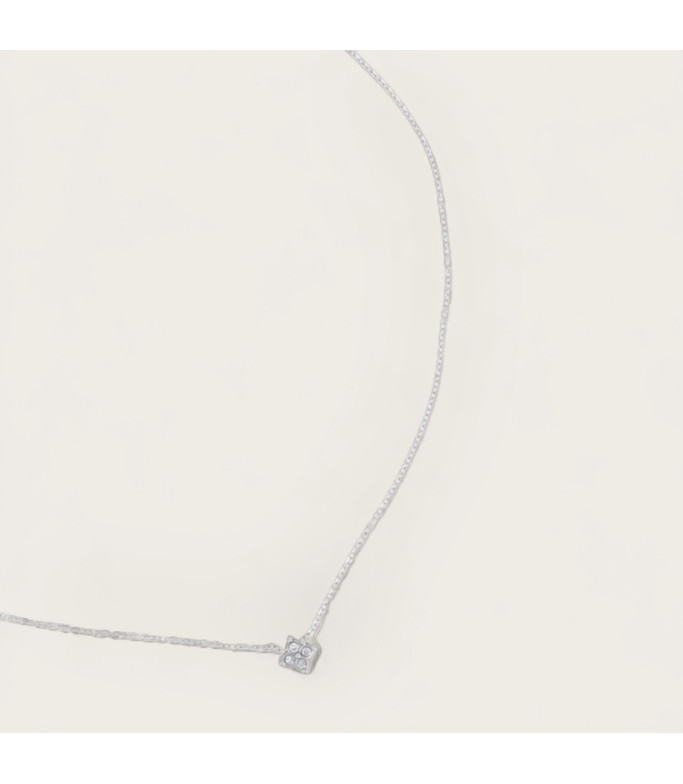 Collier fin en acier inoxydable pour femme