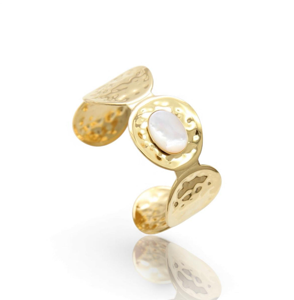 bracelet doré acier inoxydable femme