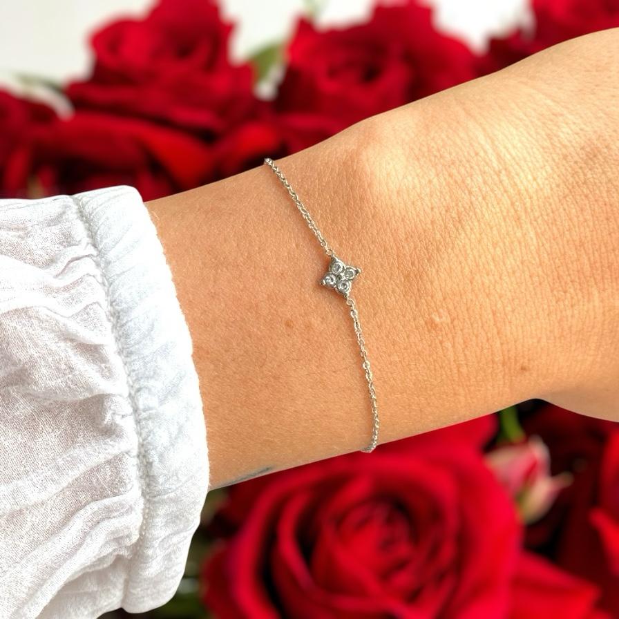 bracelet fin minimaliste argent